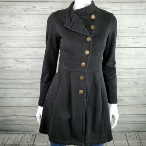 Cabi Black Grab & Go Long Button-Up Jacket